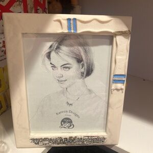 Beautiful picture frame. Never been used. Perfect for a bar or bat mitzvah.